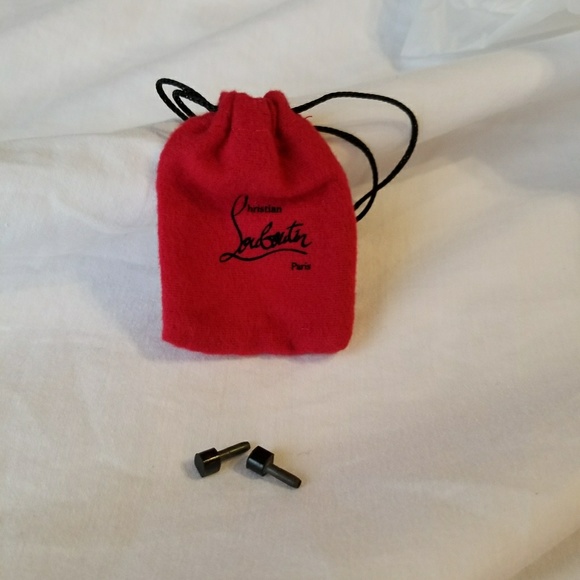 BLACK CHRISTIAN LOUBOUTIN PEEP TOE 37.5 - Picture 4 of 5